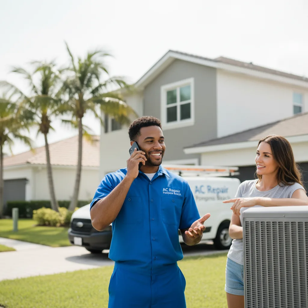 AC Repair Pompano Beach customer support in Sandia